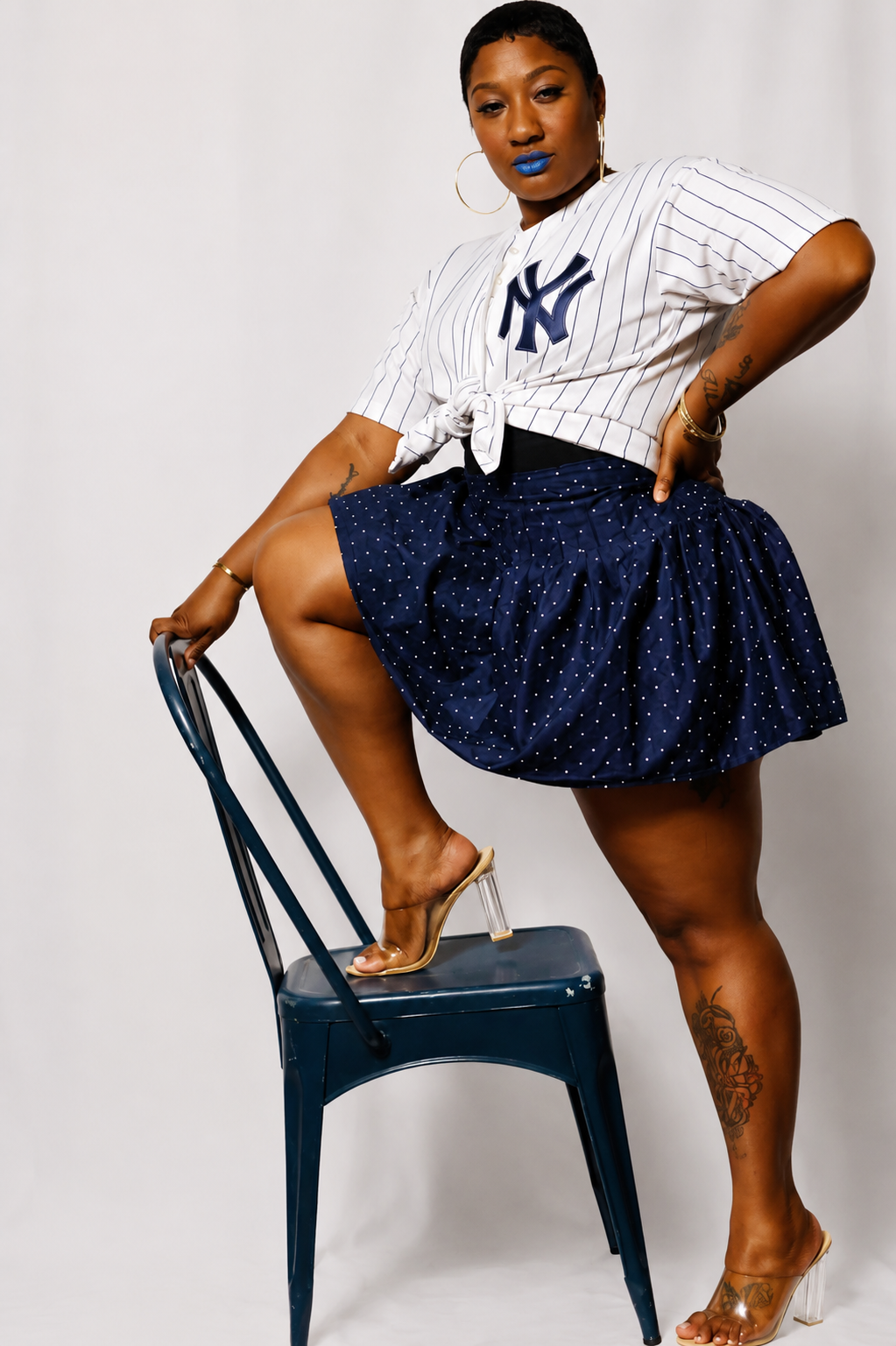 Navy Dot to Dot