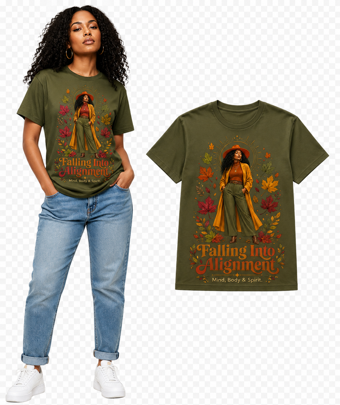 The falling Alignment Tee