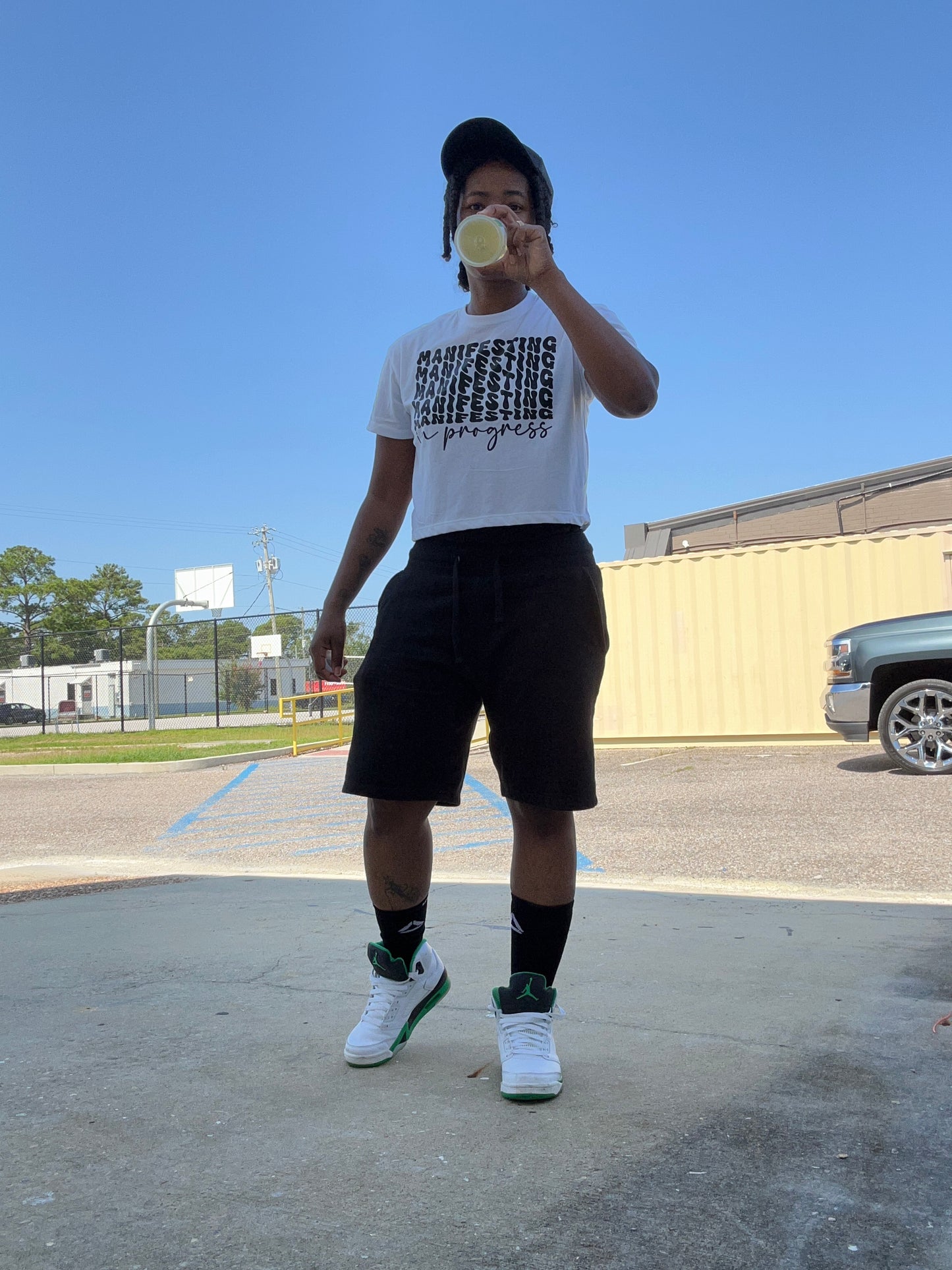 Manifesting Crop Tee