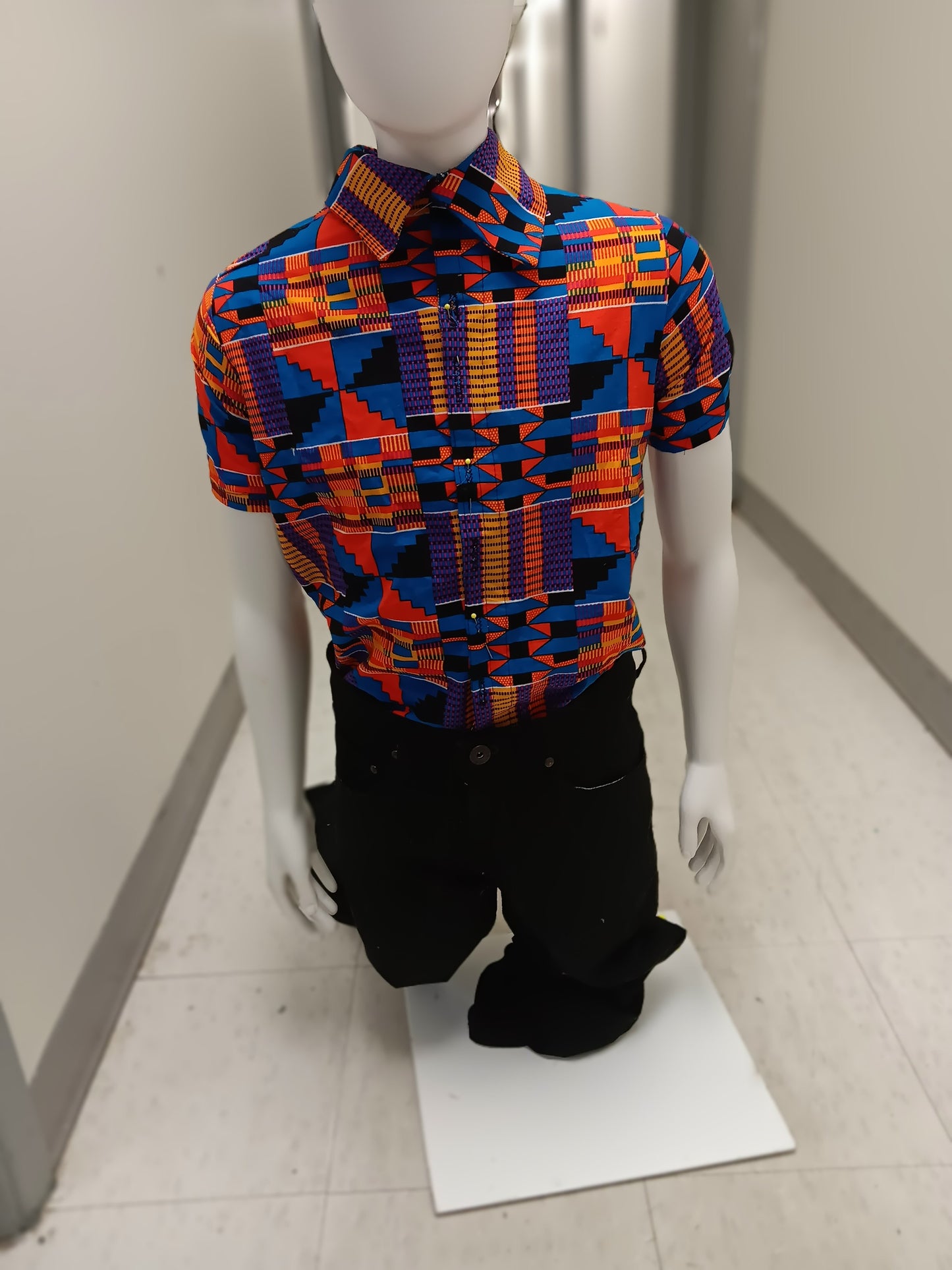 Kente Button up Shirt