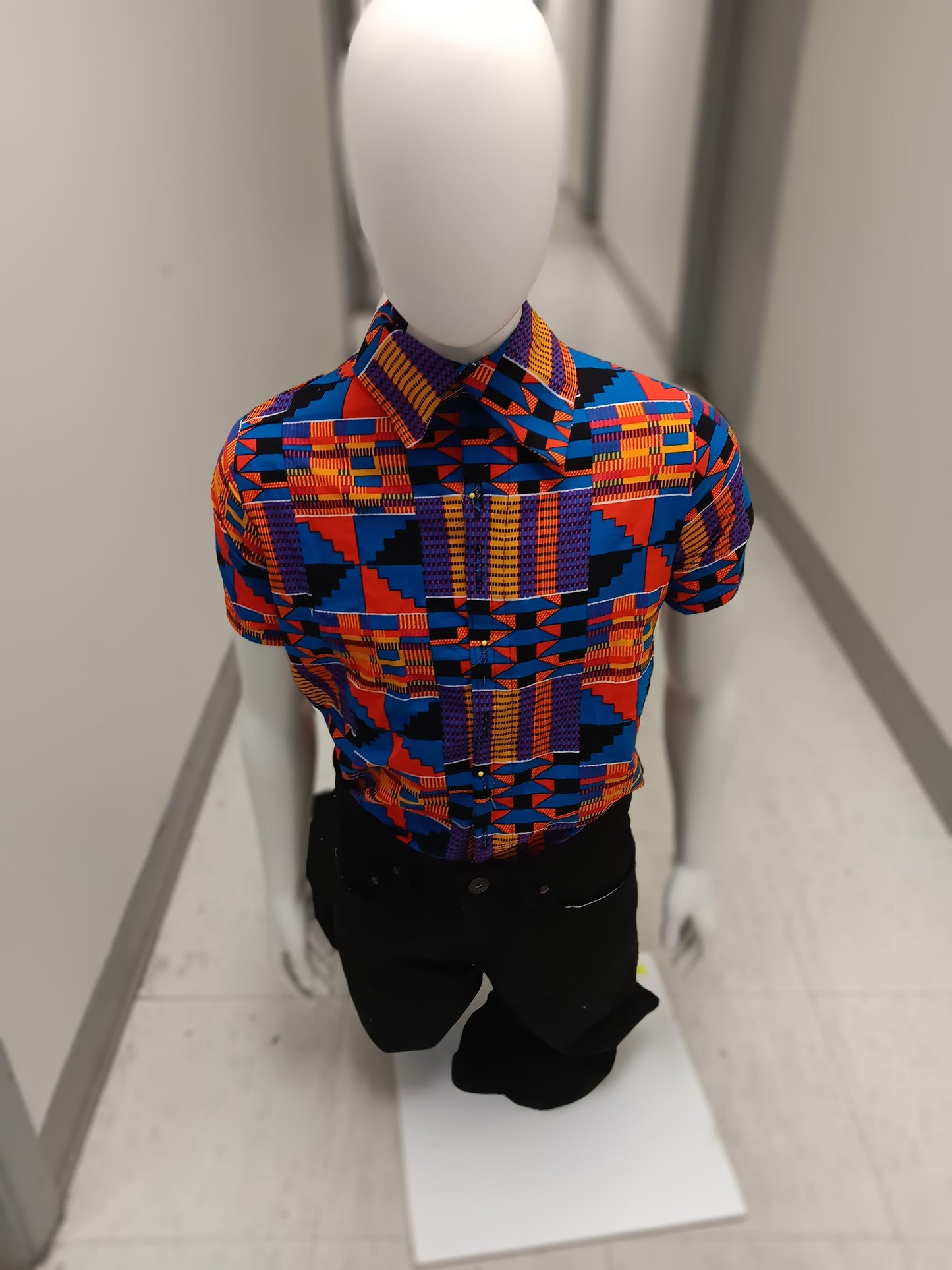 Kente Button up Shirt