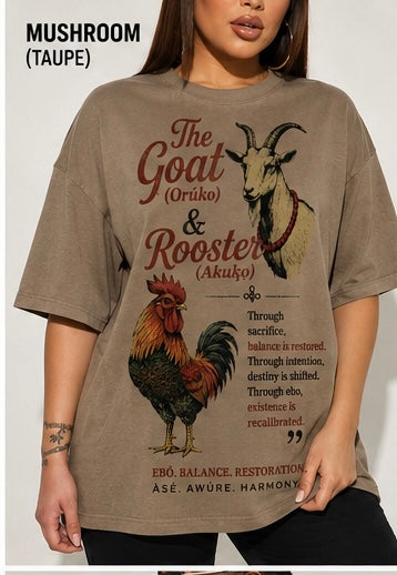 The GOAT & Rooster Tees
