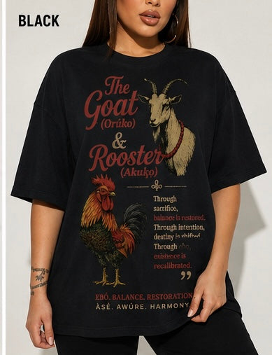 The GOAT & Rooster Tees
