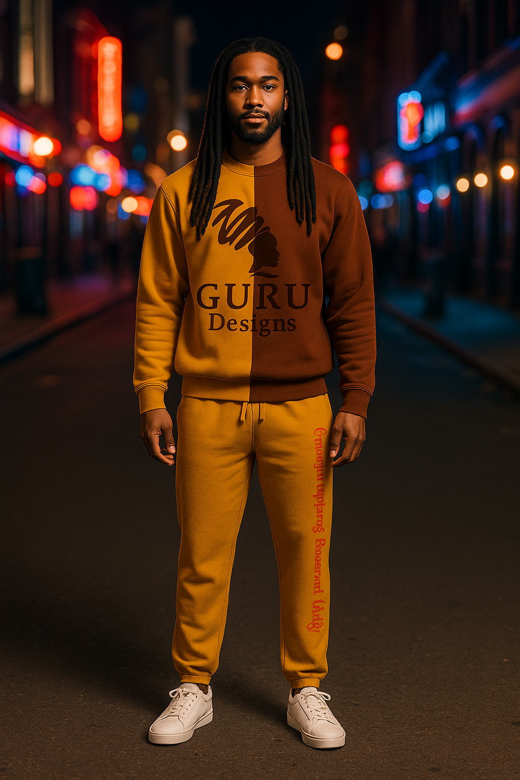 Mustard Script Joggers