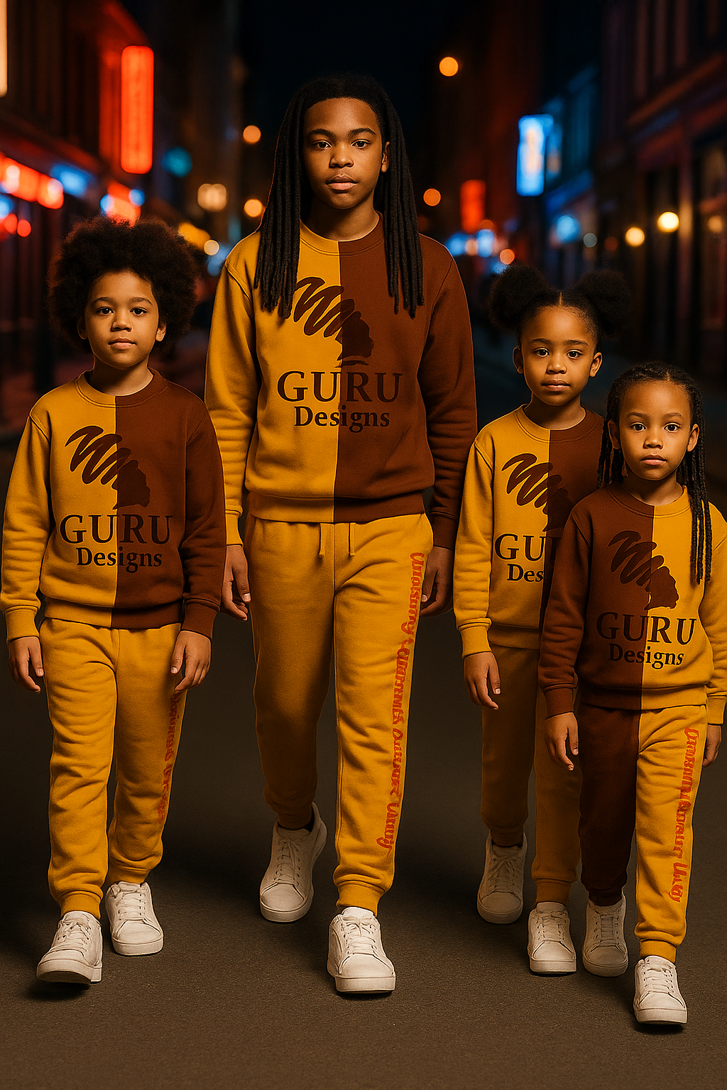 Mustard Script Joggers