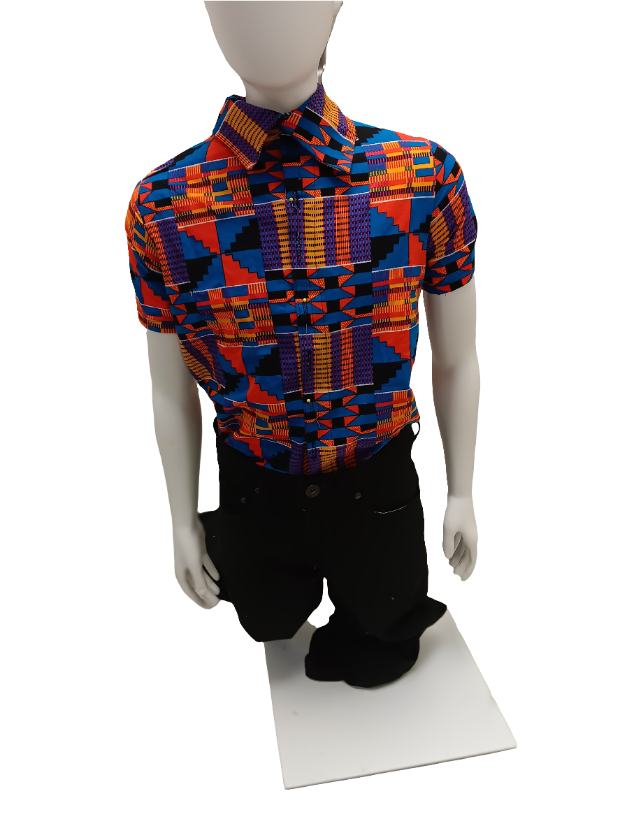 Kente Button up Shirt