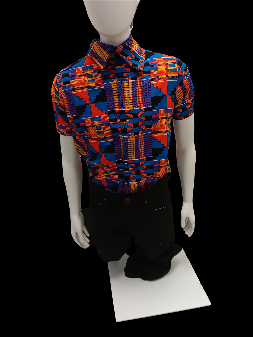 Kente Button up Shirt